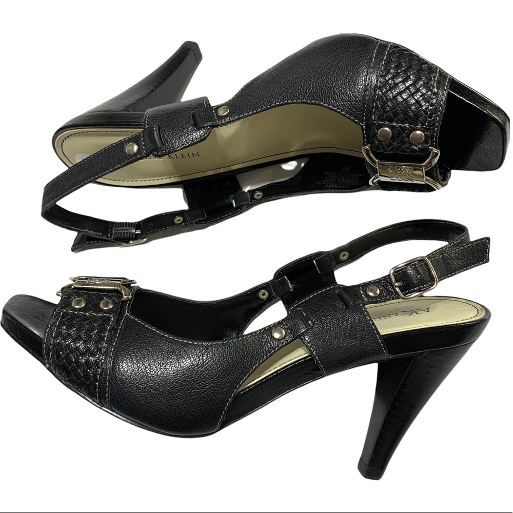 Anne Klein Sling Back, Peep Toe Heels - size 7
